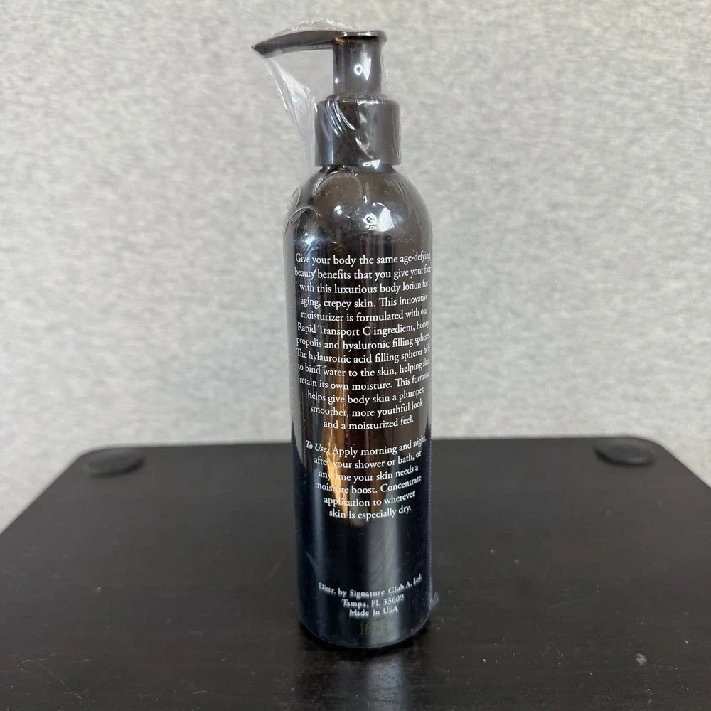 Signature Club A Rapid Transport C Infused Hyaluronic Ounce Gold Body Lotion 8oz